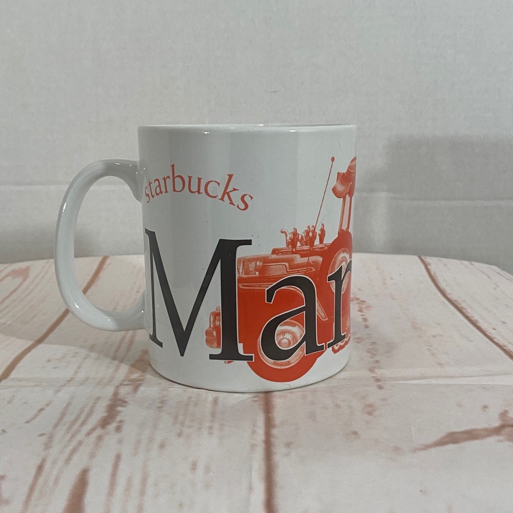 Starbucks Manila City Mug 2007 Collector Series Philippines Jeepney Coffee Cup